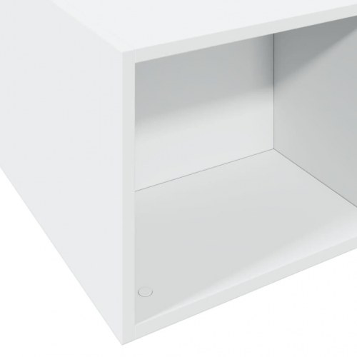 Sengestel med opbevaring 150 x 200 cm - hvid