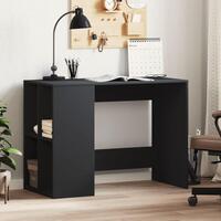 Skrivebord 102x50x75 cm konstrueret træ sort