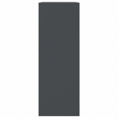 Skab 67x39x107 cm stål antracitgrå