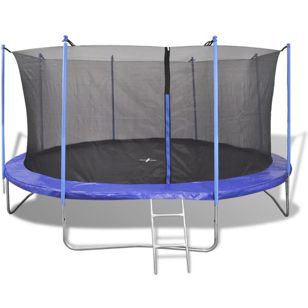 Trampolinsæt 5 dele 4,26 m