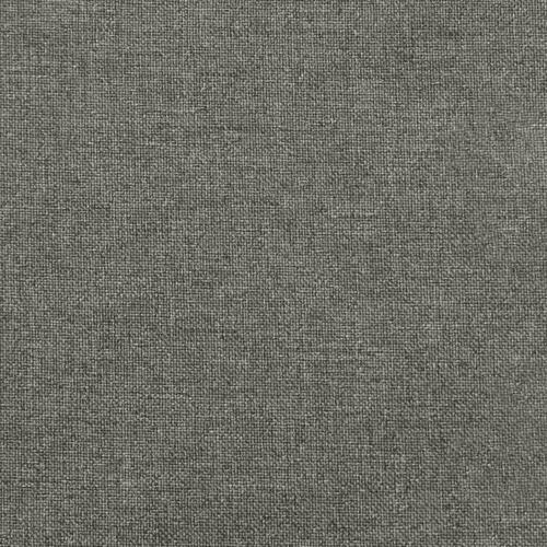 Stolehynder med lav ryg 2 stk. 100x50x7 cm stof mørkegrå