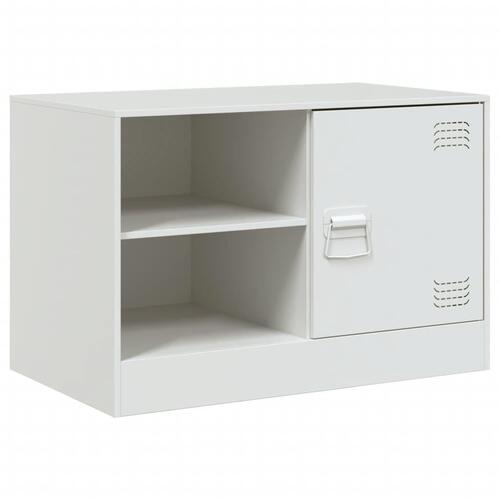 Tv-bord 67x39x44 cm stål hvid