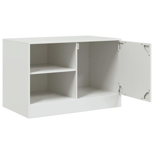 Tv-bord 67x39x44 cm stål hvid