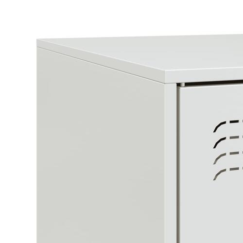 Tv-bord 67x39x44 cm stål hvid