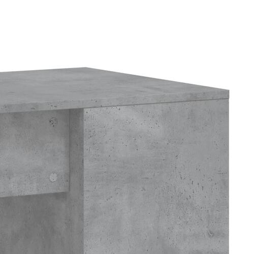 Skrivebord 102x50x75 cm konstrueret træ betongrå