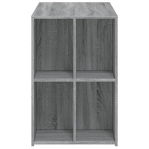 Skrivebord 102x50x75 cm konstrueret træ grå sonoma-eg