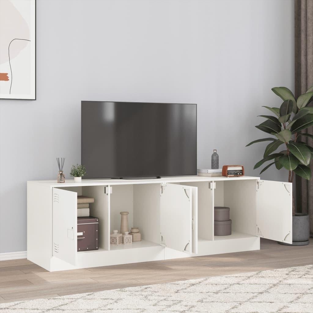 Tv-borde 2 stk. 67x39x44 cm stål hvid