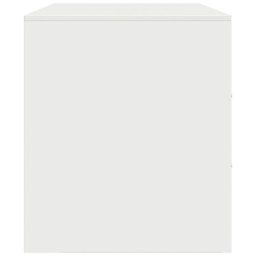 Tv-borde 2 stk. 67x39x44 cm stål hvid