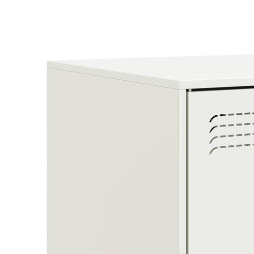 Tv-borde 2 stk. 67x39x44 cm stål hvid