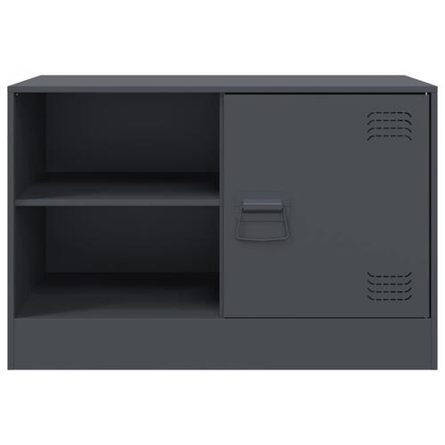 Tv-borde 2 stk. 67x39x44 cm stål antracitgrå