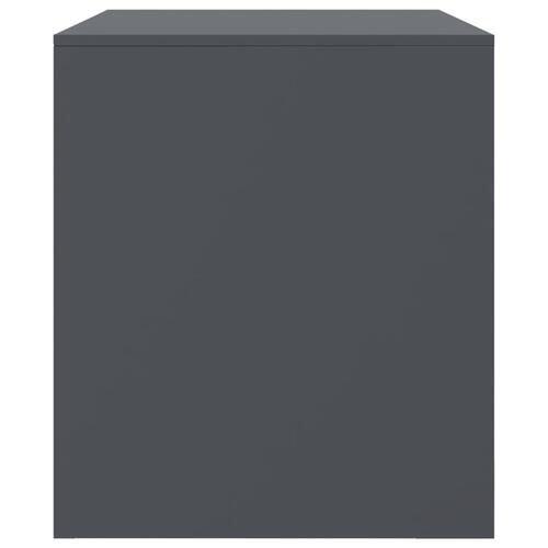 Tv-borde 2 stk. 67x39x44 cm stål antracitgrå