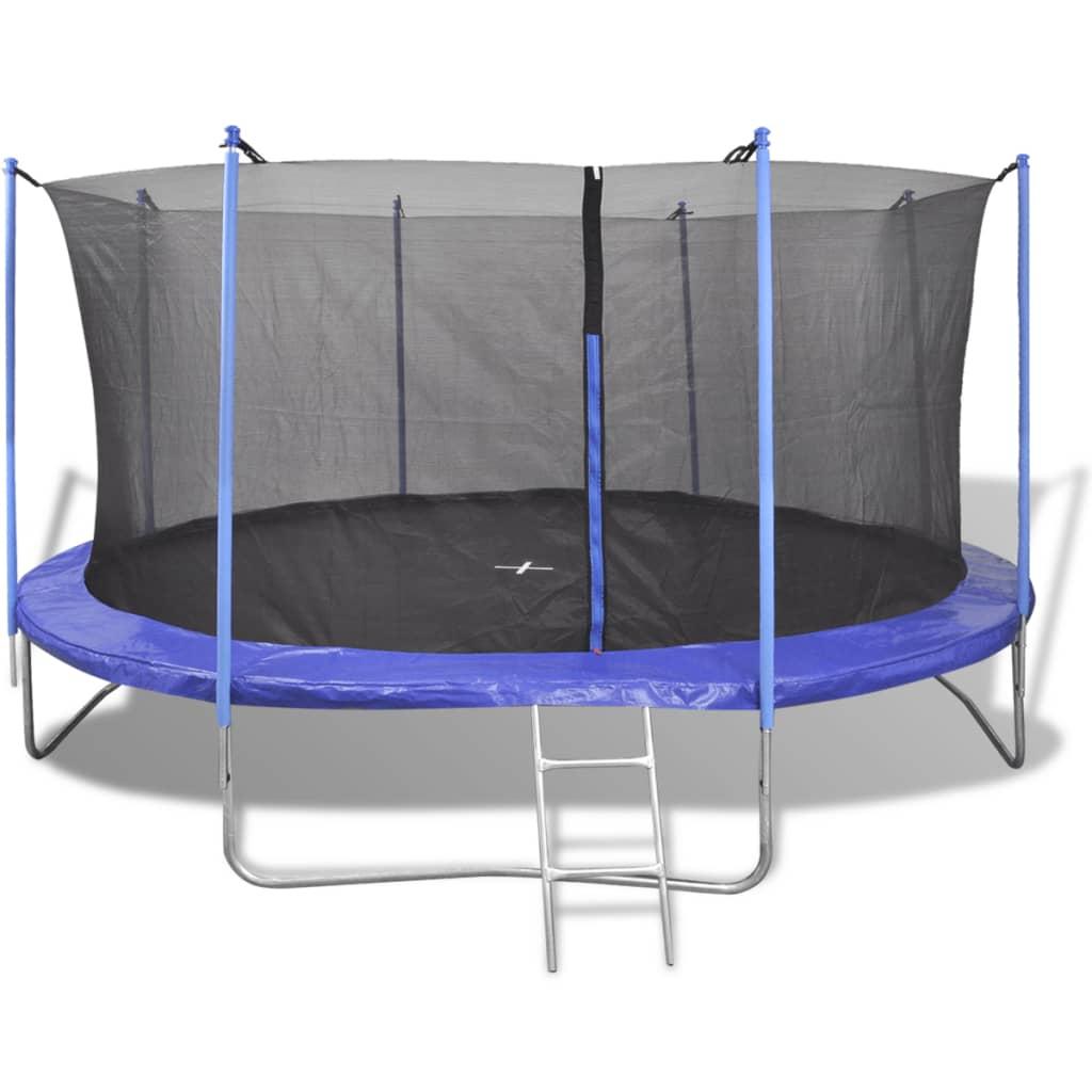 Trampolinsæt 5 dele 3,96 m