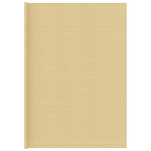 Telttæppe 400x800 cm HDPE beige