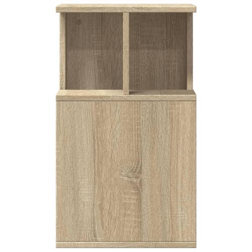Sidebord 35x35x60 cm konstrueret træ sonoma-eg