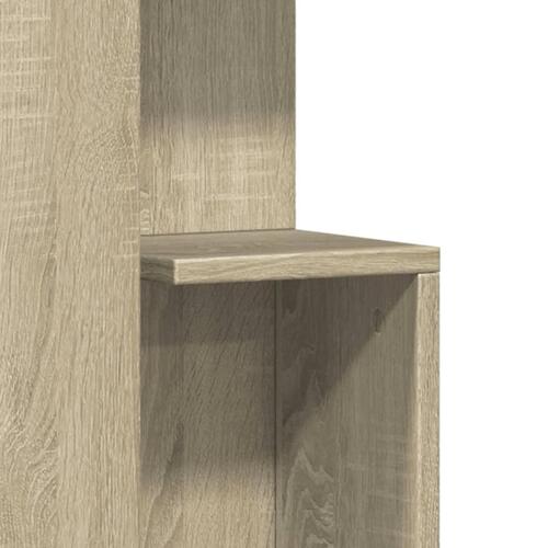 Sidebord 35x35x60 cm konstrueret træ sonoma-eg