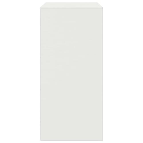Skænk 67x39x83 cm stål hvid