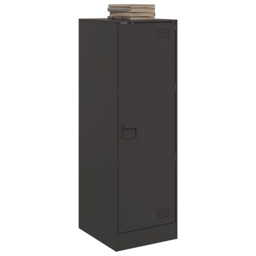 Skænk 34,5x39x107 cm stål sort