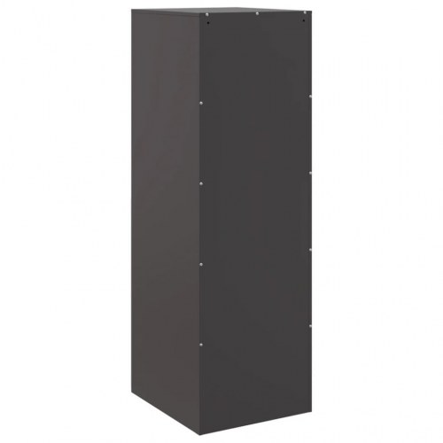 Skænk 34,5x39x107 cm stål sort