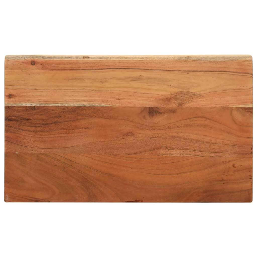 Bordplade 40x30x2,5 cm rektangulær massivt akacietræ