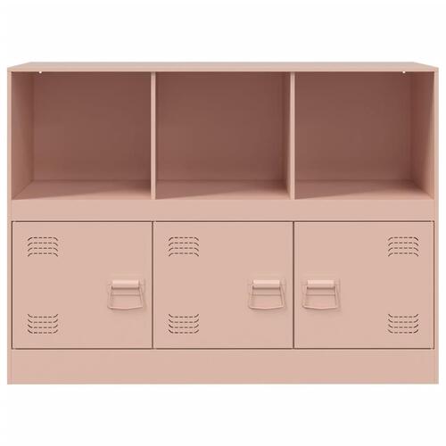 Skænk 99x39x73 cm stål lyserød