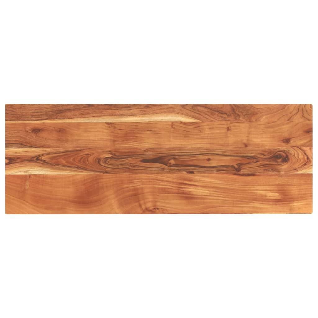 Bordplade 140x50x2,5 cm rektangulær massivt akacietræ