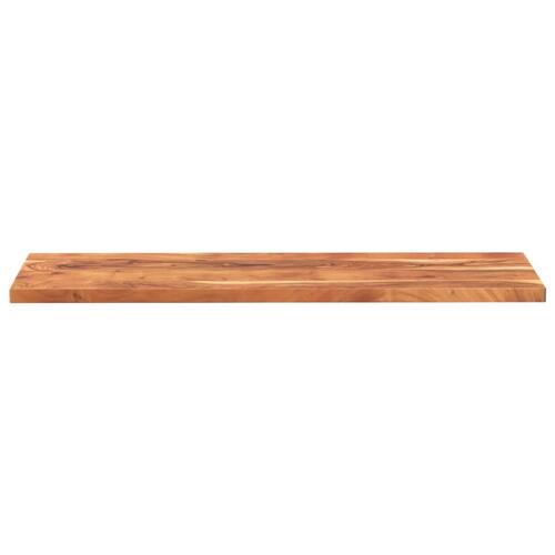 Bordplade 140x50x2,5 cm rektangulær massivt akacietræ