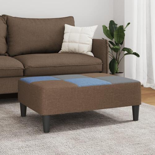 Fodskammel 77x55x31 cm stof patchwork