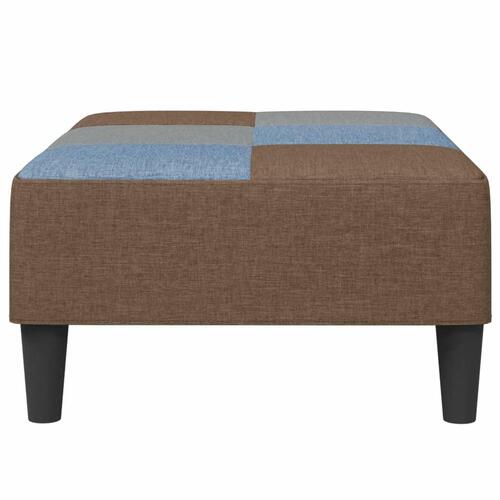 Fodskammel 77x55x31 cm stof patchwork