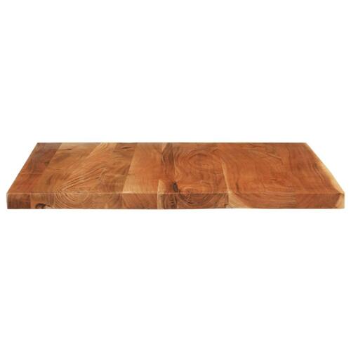 Bordplade 110x80x2,5 cm rektangulær massivt akacietræ