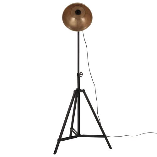 Gulvlampe 61x61x90/150 cm 25 W E27 antik messingfarve