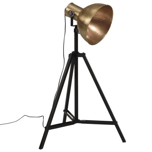 Gulvlampe 61x61x90/150 cm 25 W E27 antik messingfarve