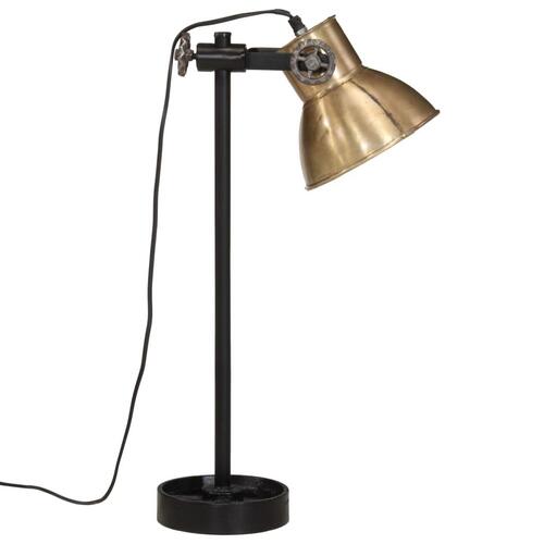 Skrivebordslampe 15x15x55 cm 25 W E27 antik messingfarve