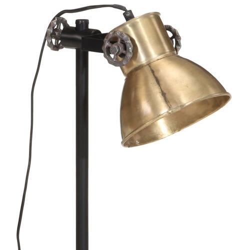 Skrivebordslampe 15x15x55 cm 25 W E27 antik messingfarve