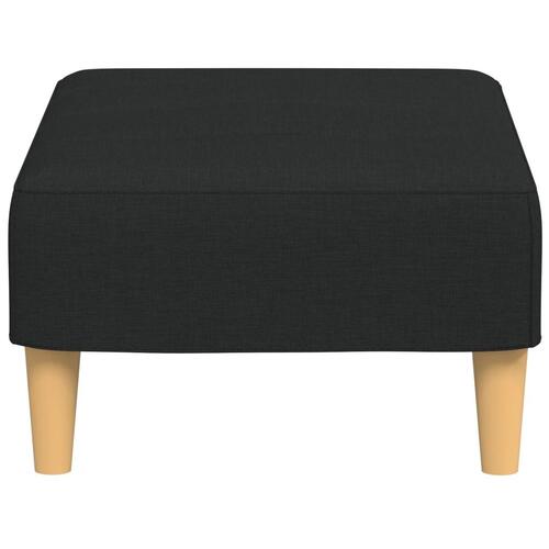 Fodskammel 77x55x31 cm stof sort
