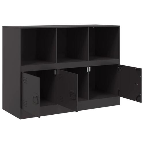Skænk 99x39x73 cm stål sort