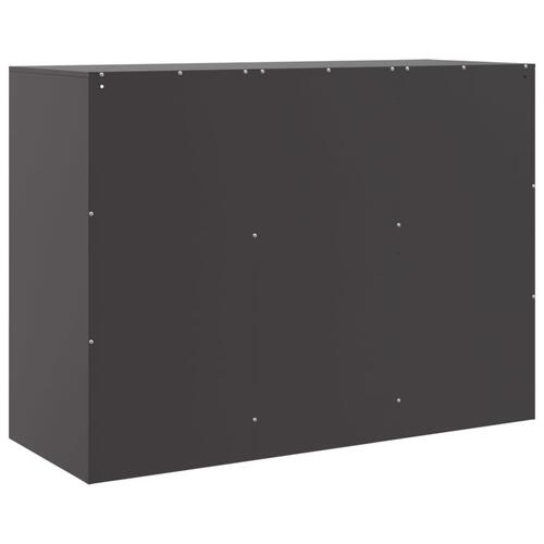 Skænk 99x39x73 cm stål sort