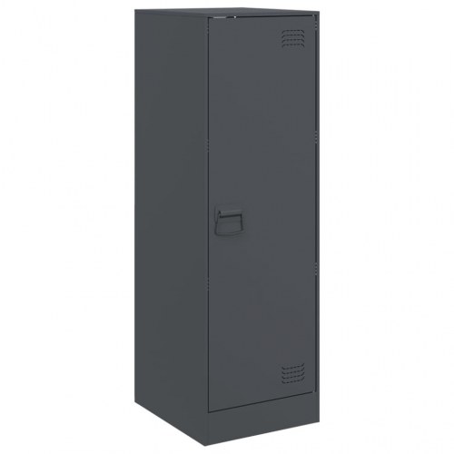 Skænk 34,5x39x107 cm stål antracitgrå