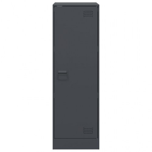 Skænk 34,5x39x107 cm stål antracitgrå