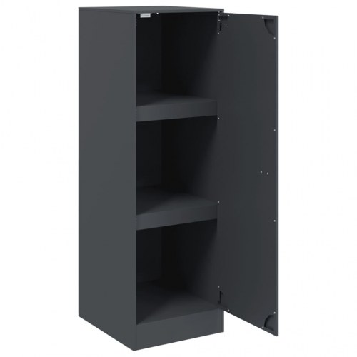 Skænk 34,5x39x107 cm stål antracitgrå