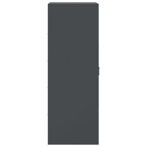 Skænk 34,5x39x107 cm stål antracitgrå