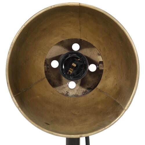 Skrivebordslampe 17x17x60 cm 25 W E27 antik messingfarve