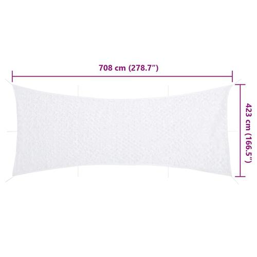 Camouflagenet 708x423 cm med opbevaringspose hvid