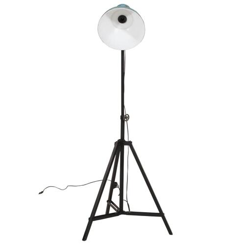 Gulvlampe 25 W 61x61x90/150 cm E27 rustik blå