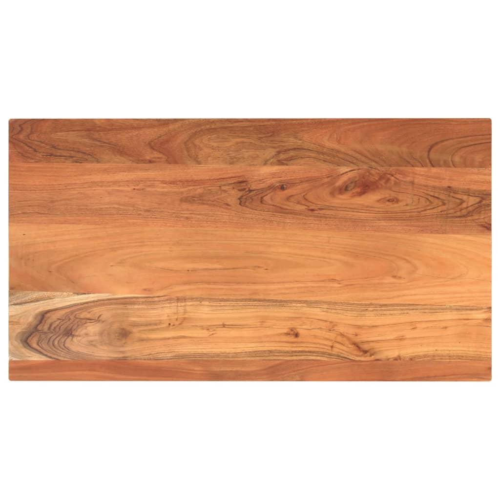 Bordplade 110x50x3,8 cm rektangulær massivt akacietræ