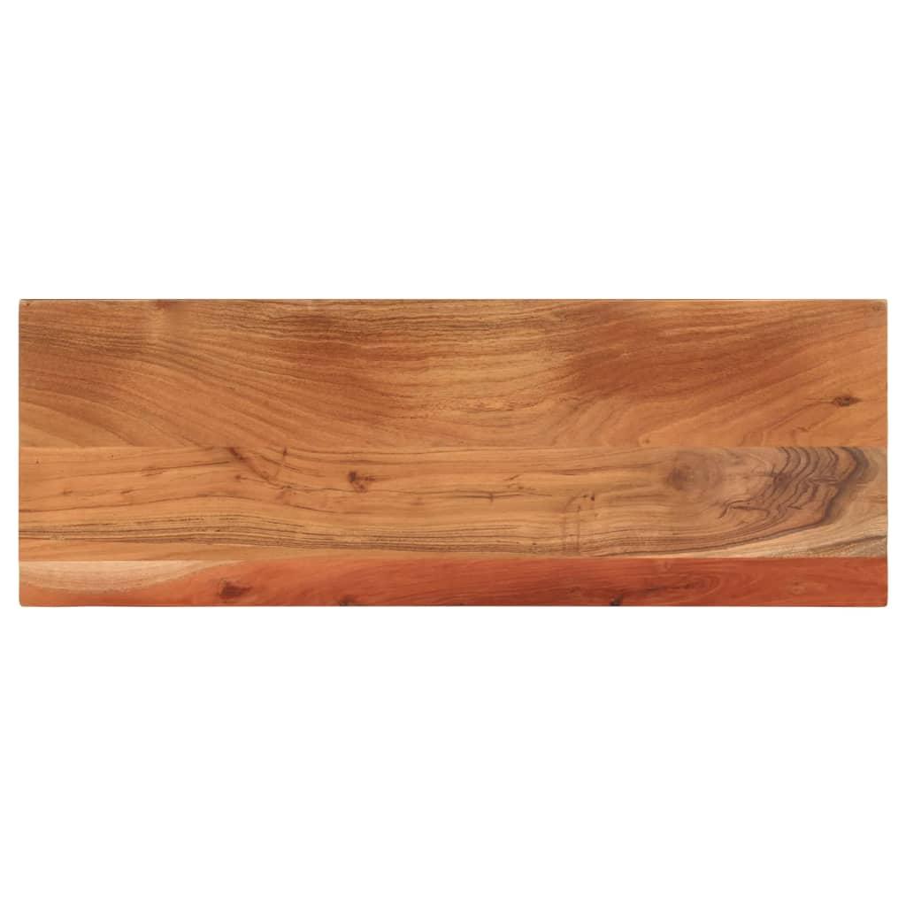 Bordplade 70x40x2,5 cm rektangulær massivt akacietræ