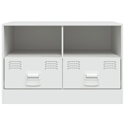 Tv-bord 67x39x44 cm stål hvid