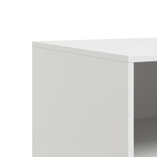 Tv-bord 67x39x44 cm stål hvid