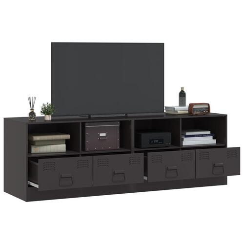 Tv-borde 2 stk. 67x39x44 cm stål sort