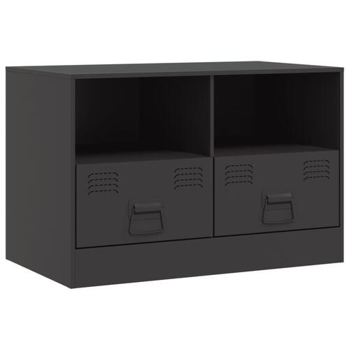 Tv-borde 2 stk. 67x39x44 cm stål sort