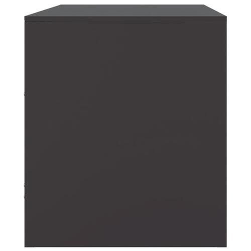 Tv-borde 2 stk. 67x39x44 cm stål sort